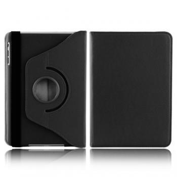 Black Color Leather Feel 360 Belt Back Cover Compatible for Samsung Galaxy Tab 10.1