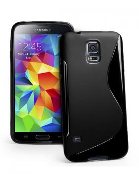Sline Gel Case for Samsung Galaxy S5 Mini - Black